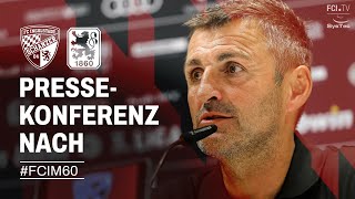 Schanzer Pressekonferenz nach FC Ingolstadt 04 vs TSV 1860 München [upl. by Ysirhc]