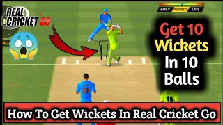 How To Gets Wickets In Real Cricket Go [upl. by Noellyn421]