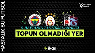 TOPUN OLMADIĞI YER  Trendyol Süper Lig 5 Hafta Taktiksel Analiz [upl. by Dachi850]