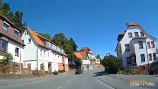 D Stadt Frankenberg Eder Landkreis WaldeckFrankenberg Fahrt durch die Stadt August 2016 [upl. by Akela217]