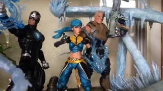 Marvel Legends Avengers amp X Men display 2016 [upl. by Heigho814]