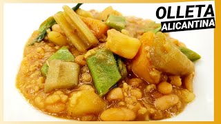 quotOLLA PODRIDAquot  Receta de Olleta Alicantina  SPOILER NOLLEVA CARNE [upl. by Lorac]