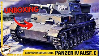 Bausatzvorstellung Panzer IV AUSFE Zvezda 135  Modelkit Unboxing [upl. by Knepper]