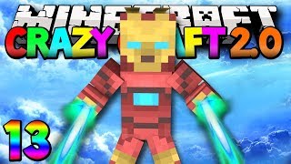 Minecraft Crazy Craft Episode 13 Iron Man Mark 4 amp 5 [upl. by Goddard]