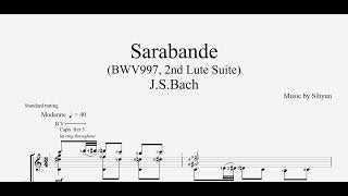 Sarabande BWV 997 2nd Lute Suite [upl. by Oby]