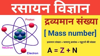 द्रव्यमान संख्या mass number dravyaman sankhyaTNNOnline [upl. by Theodora653]