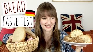 Trying German bread varieties and Laugengebäck [upl. by Azeret]