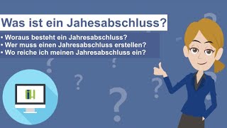 Jahresabschluss  Was ist das Einfach erklärt [upl. by Aihseym648]