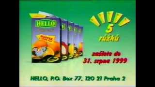 Hello džusy  Sněhurka a 7 trpaslíků  reklama z roku 1999  Staré Reklamy [upl. by Neiv]