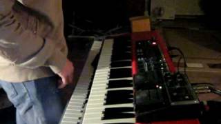 nord electro 2 and boss RE20 [upl. by Aninotna315]