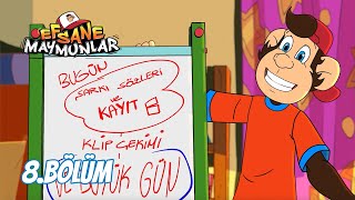 Efsane Maymunlar Çizgi Filmi  Kaykaylı Klip  8 Bölüm [upl. by Llehsar405]