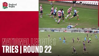 National League 1 tries  Round 22 [upl. by Panther]