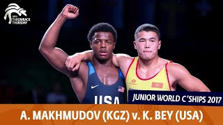 TBT Makhmudov 🇰🇬 avenges ’17 junior world finals loss against Bey [upl. by Aicenat130]