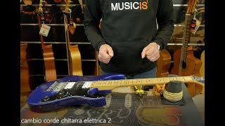 cambio corde chitarra elettrica ponte floyd [upl. by Oemor]