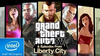 GTA  EPISODES FROM LIBERTY CITY  LOW END PC TEST  INTEL HD 4000  4 GB RAM  i3 [upl. by Idroj]