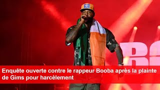 Enquête ouverte contre le rappeur Booba après la plainte de Gims pour harcèlement [upl. by Aneer]