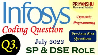 Infosys SP Coding Questions  Infosys Programming Question  Infosys Coding questions for SP and DSE [upl. by Riggins]