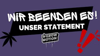 WIR BEENDEN ES❗️UNSER STATEMENT [upl. by Agnew846]