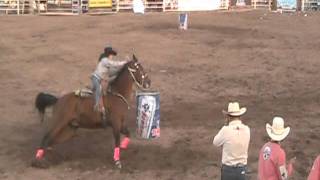 Carrera de barriles Rodeo Pro Seminario 2011 wwwcaballotv [upl. by Ilam]