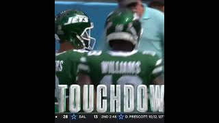 Braelon Allen get his first touchdown Youngest player to do it NFL nyjets [upl. by Josepha343]