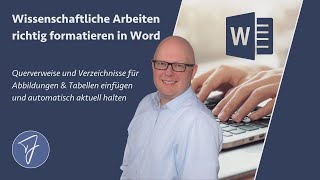 Querverweise und Verzeichnisse für Abbildungen amp Tabellen in wissenschaftlichen Arbeiten in Word [upl. by Lilybelle773]