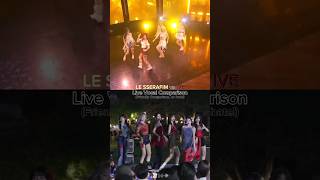 LE SSERAFIM amp IVE  Live Vocal Comparison kpop lesserafim ive smart heya livevocals [upl. by Landau]