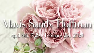 Mavis quotSandyquot Hoffman Funeral Service [upl. by Voltz]