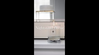 Ikea Malm Nightstand Ideas  Airbnb Decor  How to Decorate a Nightstand [upl. by Normie831]