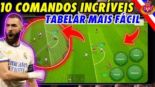 APRENDA OS 10 NOVOS COMANDOS INCRÍVEIS do EFOOTBALL 2023 MOBILE [upl. by Chatav]