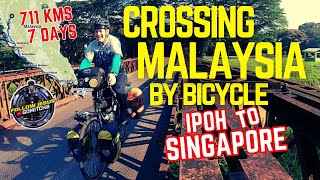 CROSSING MALAYSIA by BICYCLE  711 KMS in SEVEN DAYS [upl. by Urissa]