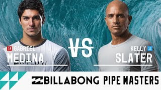 Gabriel Medina vs Kelly Slater  Round Five Heat 3  Billabong Pipe Masters 2017 [upl. by Welton]