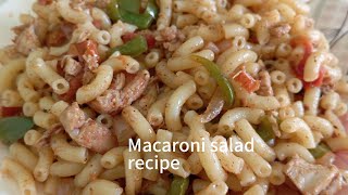 Healthy Macaroni salad recipe l Healthy weight loss Chicken macaroni salad recipe [upl. by Asina850]