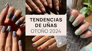 🍁 Tendencias de uñas otoño 2024 🍁 [upl. by Oijile]