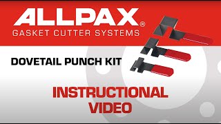 Allpax Dovetail Punch Kit Instructional Video [upl. by Neirbo]