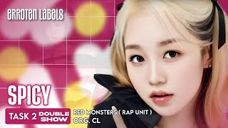 TASK 2 quotSPICYquot  RED MONSTERS RAP UNIT  Color Coded Lyrics  가사  org by CL [upl. by Eittol]