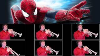 Im SpiderMan from quotThe Amazing SpiderMan 2quot  Trumpet Multitrack Cover [upl. by Acitel323]