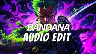 Bandana  Shubh  audio editslowed and reverblofi lofisong shubh audioeditbadass bandana [upl. by Enrobyalc]