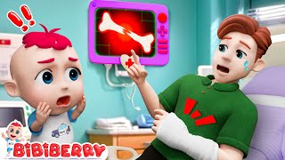 When Jozzys Dad Away 🥺 Daddys Got a Booboo 😭 Family Song  Bibiberry Nursery Rhymes amp Kids Songs [upl. by Ontine]