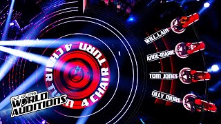 FOURCHAIRTURNS on The Voice UK 22  Out of this World Auditions [upl. by Houghton]