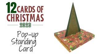 12 Cards of Christmas 2023  Pop up Standing Card [upl. by Heddie917]