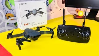 Drone Review Eachine E58 Wifi Camera Drone Unboxing Review UrduHindi [upl. by Bourn]