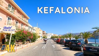 Argostoli Kefalonia Greece  Driving tour  4K [upl. by Aloisia]