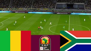 Mali 2 vs 0 South Africa 2024 CAF Africa Cup of Nations Full match  Video game simulation PES 2021 [upl. by Shurlocke]