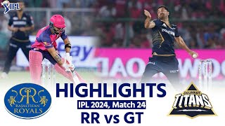 RR vs GT IPL 2024 Rajasthan Royals vs Gujarat Titans Today Full Match Highlights  Match Highlights [upl. by Cannell212]