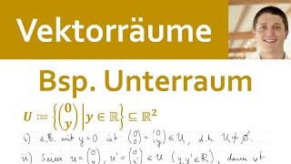 📘 Vektorräume 08  Unterräume Übung 1  im R2 mit x0 [upl. by Hoo]