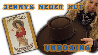 Unboxing  Jennys neuer Hut von Montana Beaverhats [upl. by Higbee676]