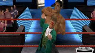 svr 2009 hornswoggle gets khalis finishers [upl. by Osnola]