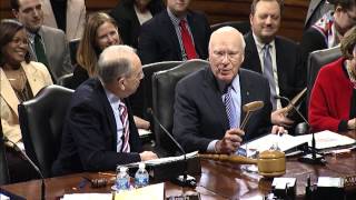 Senator Leahy Passes The Gavel To New Senate Judiciary Committee Chair Chuck Grassley [upl. by Fleming]