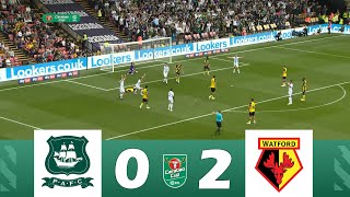 Plymouth Argyle vs Watford 02  EFL Carabao Cup 202425  Match Highlights [upl. by Ajroj]