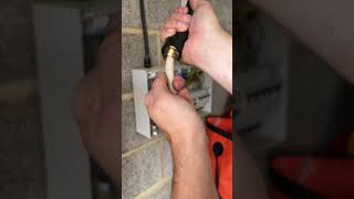 Stripping a swa cable electrician howto diy mechanic [upl. by Nigrom]